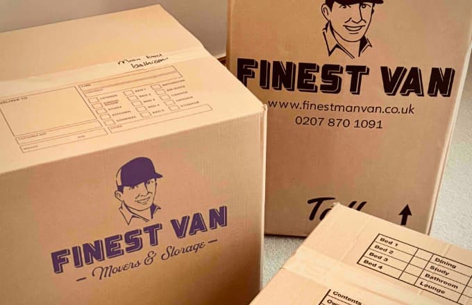 Finest Van moving boxes prepared for moving